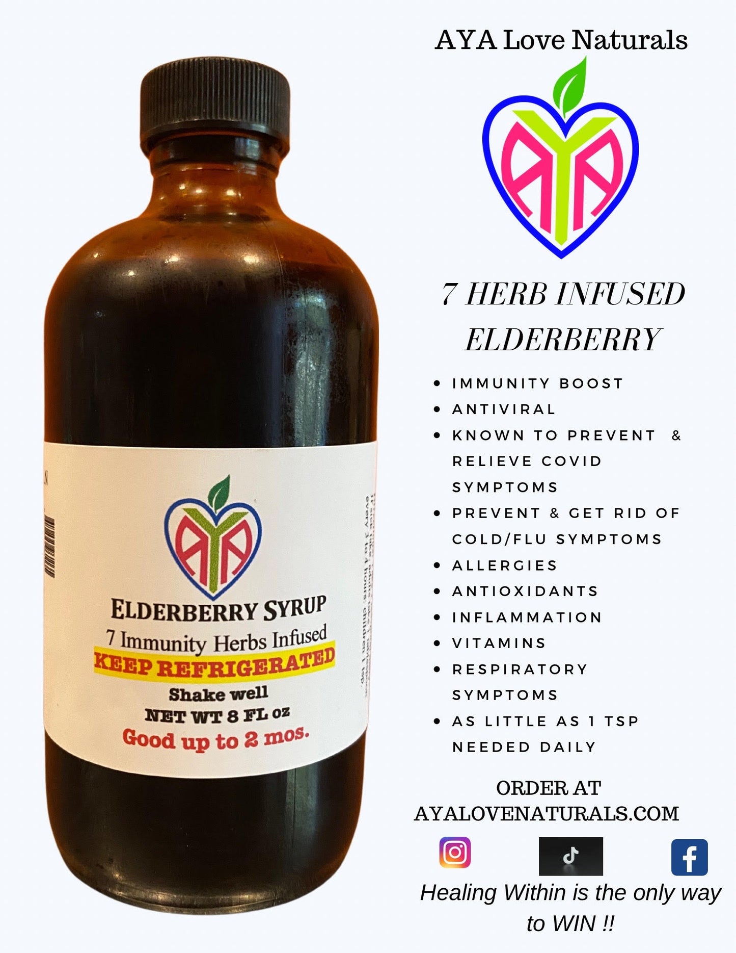 Elderberry Super Syrup - 8oz by ALN