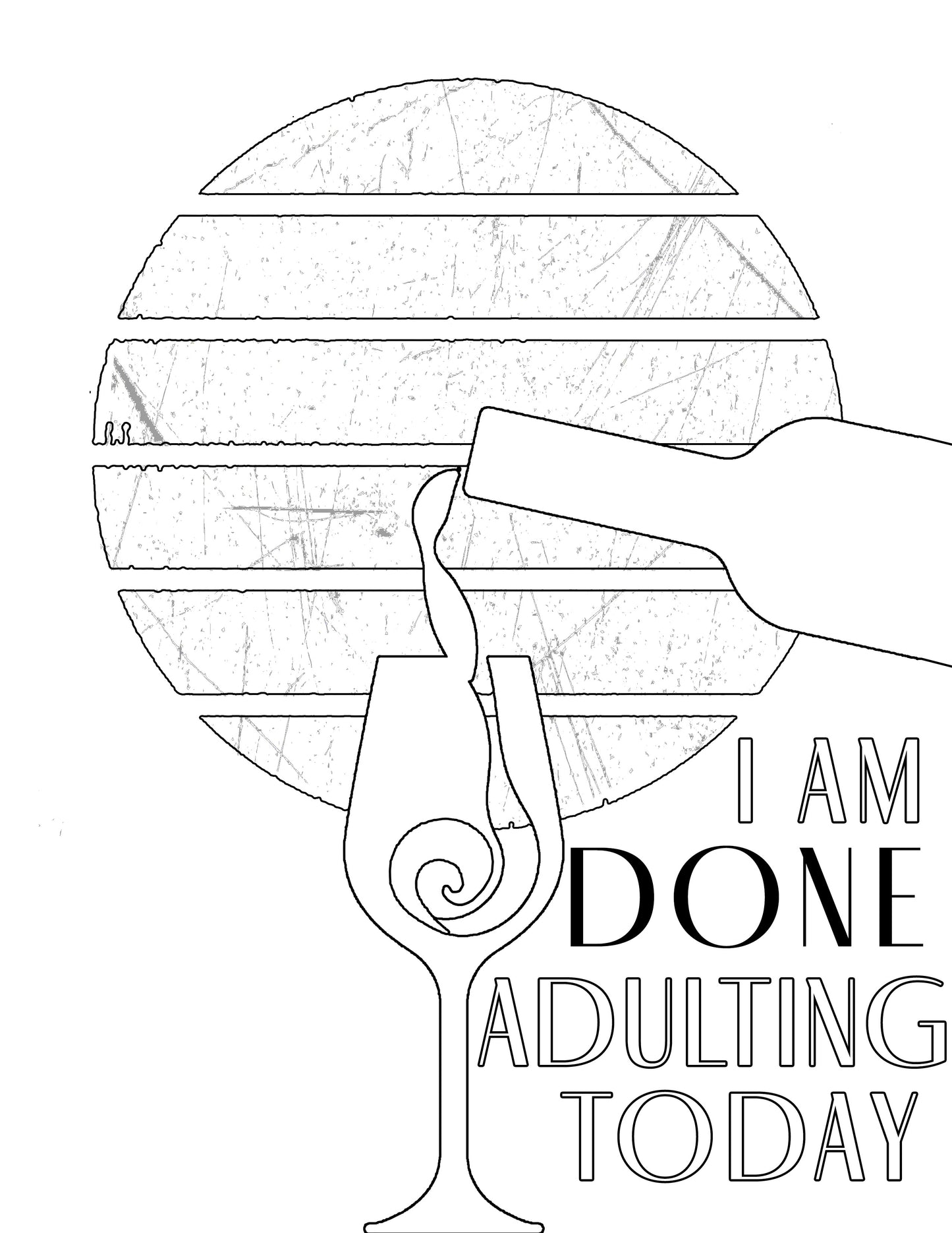 Adult Art Therapy Coloring Book by Renshi Ink