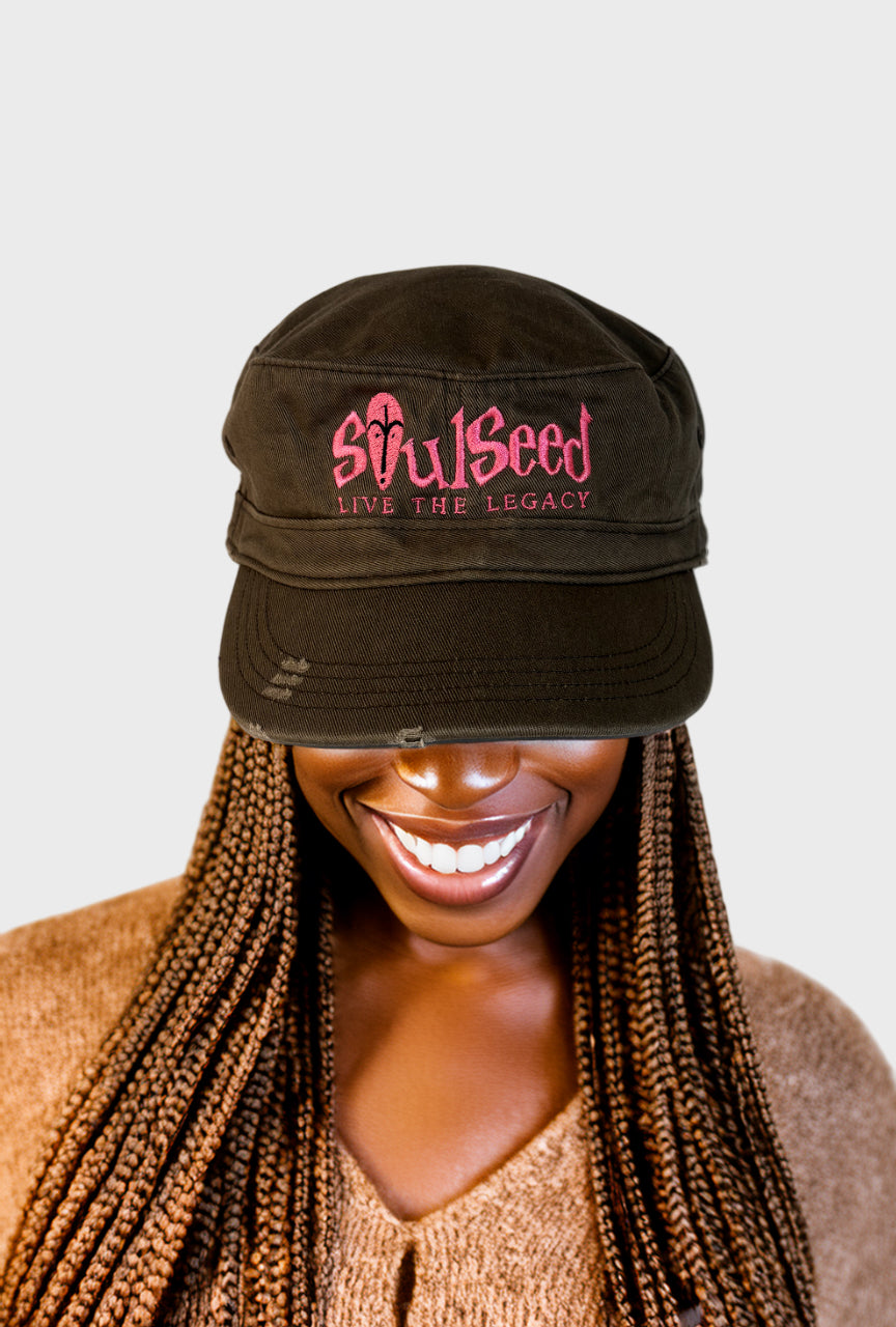 Soulseed Distressed Military Style Hat