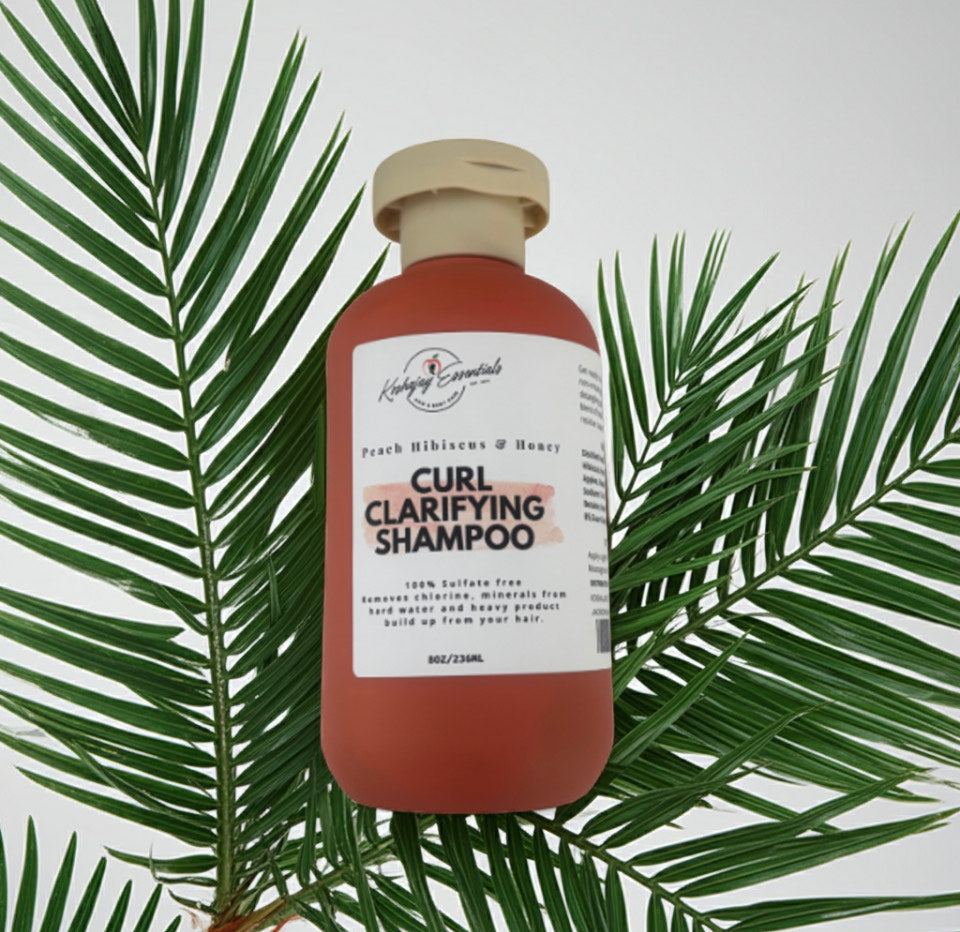 Peach Hibiscus & Honey Curl Clarifying Shampoo by KE
