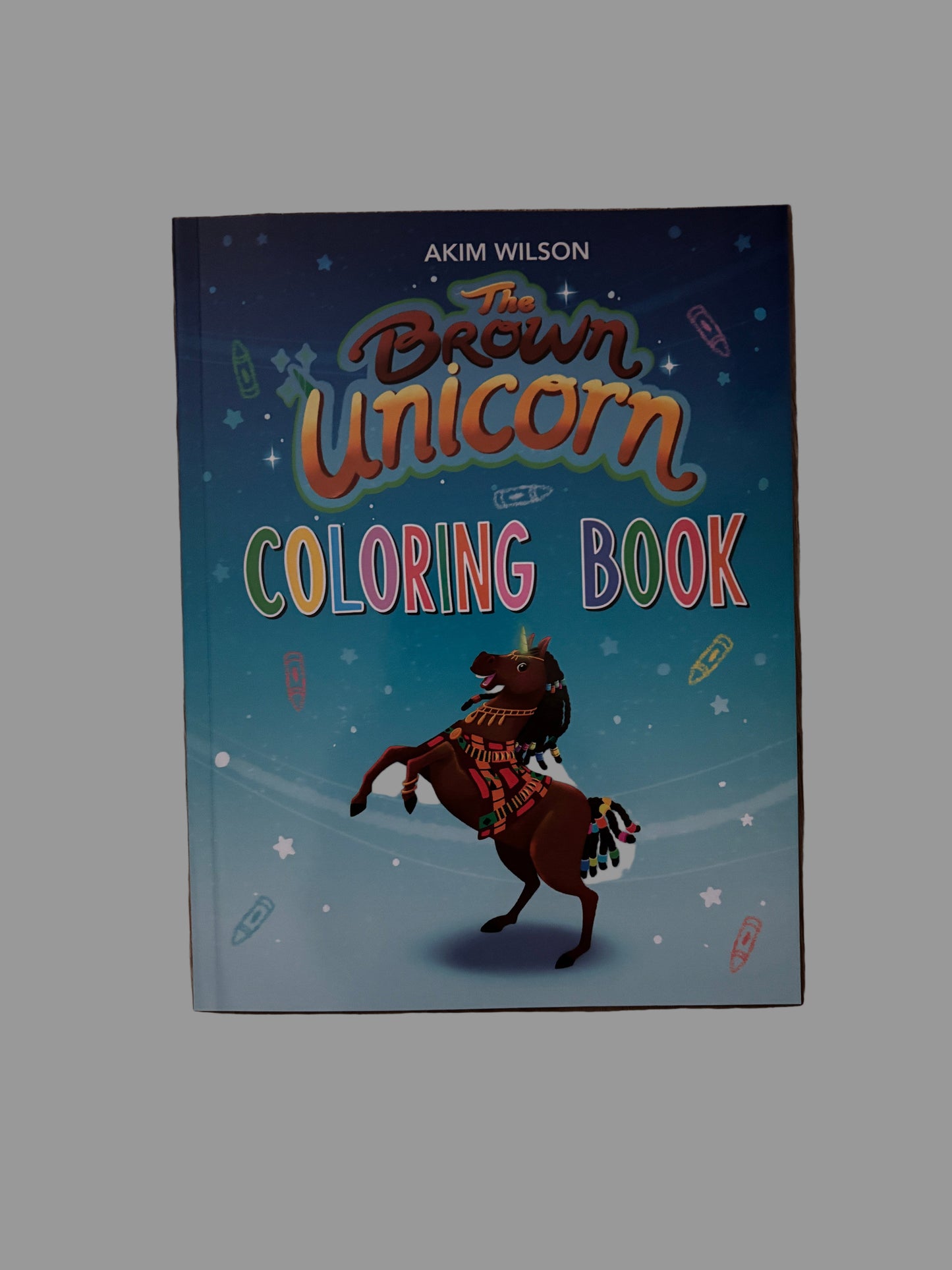 The Brown Unicorn Coloring Book by Soulseed