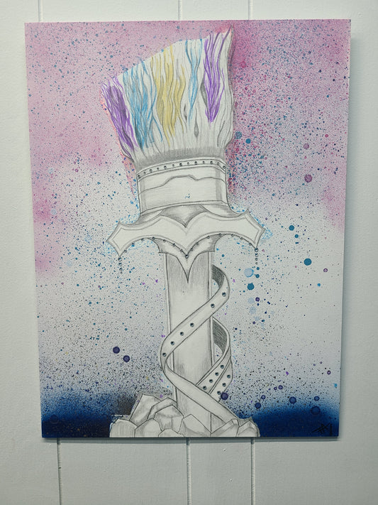 18x24 Traditional Illustrated by Renshi Ink