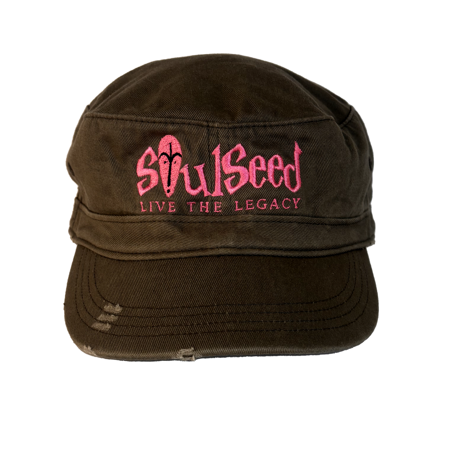 Soulseed Distressed Military Style Hat