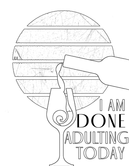 Adult Art Therapy Coloring Book by Renshi Ink