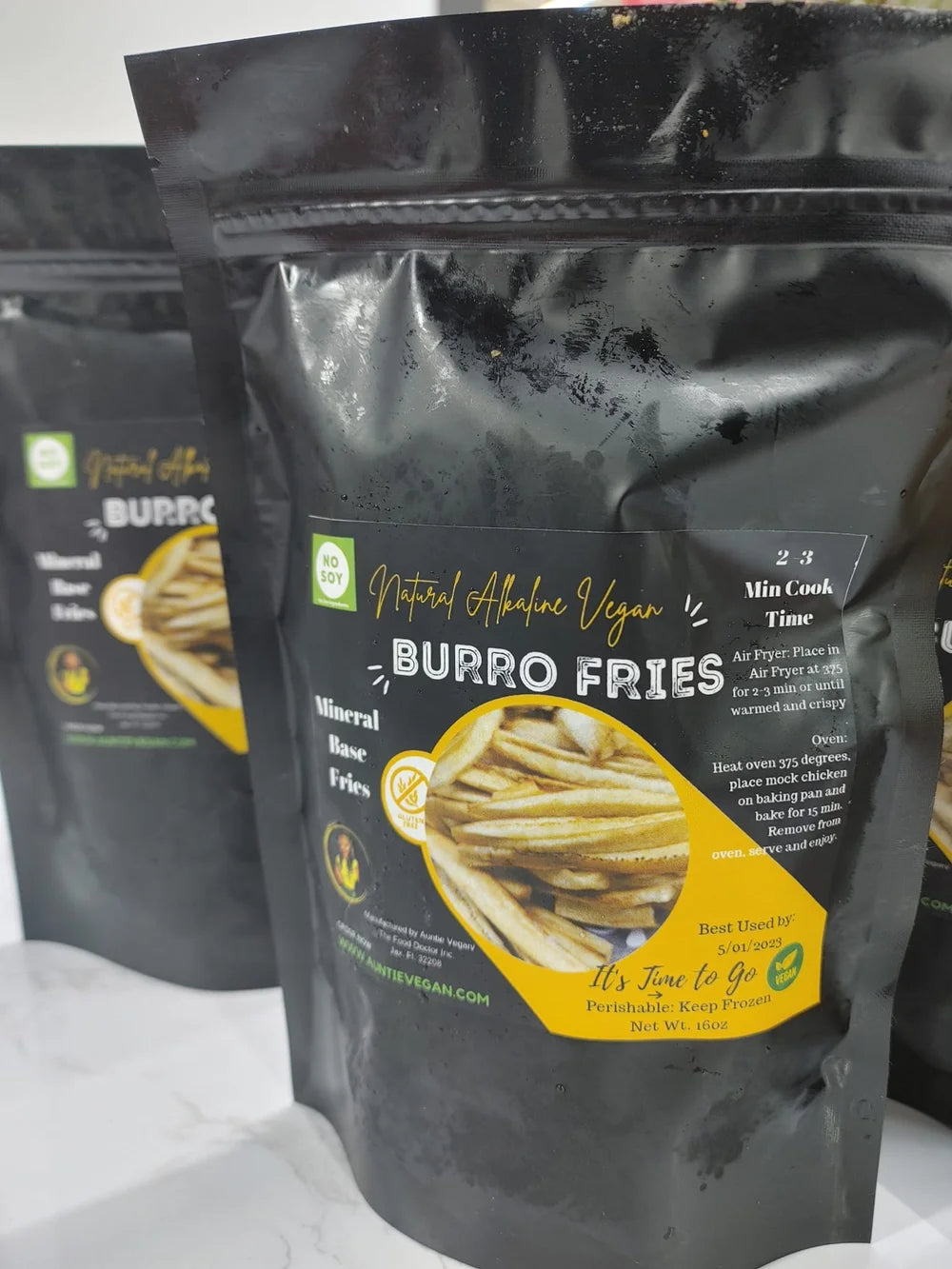 Burro Fries by Auntie Vegan
