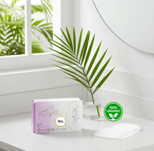 Reign Premium Sanitary Napkins Heavy Flow Maxi Pads 8 Count