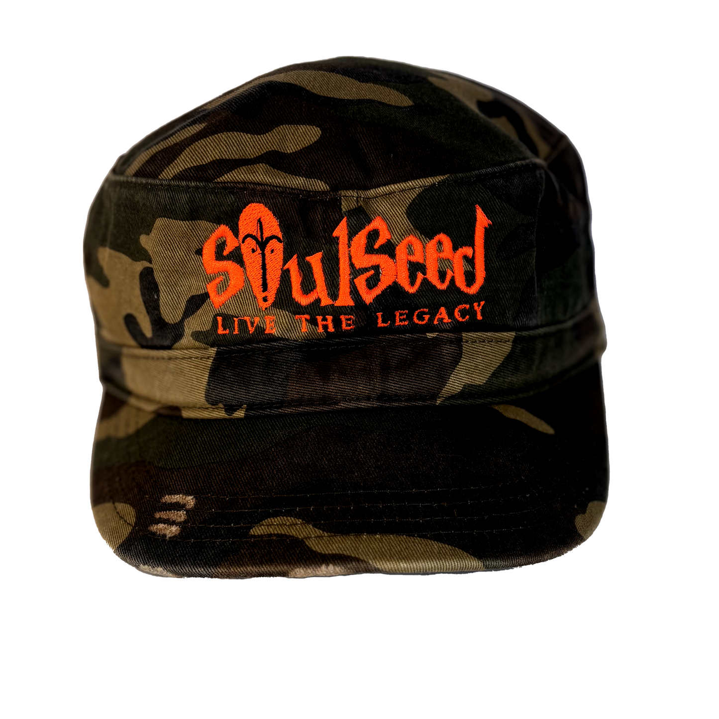 Soulseed Distressed Military Style Hat