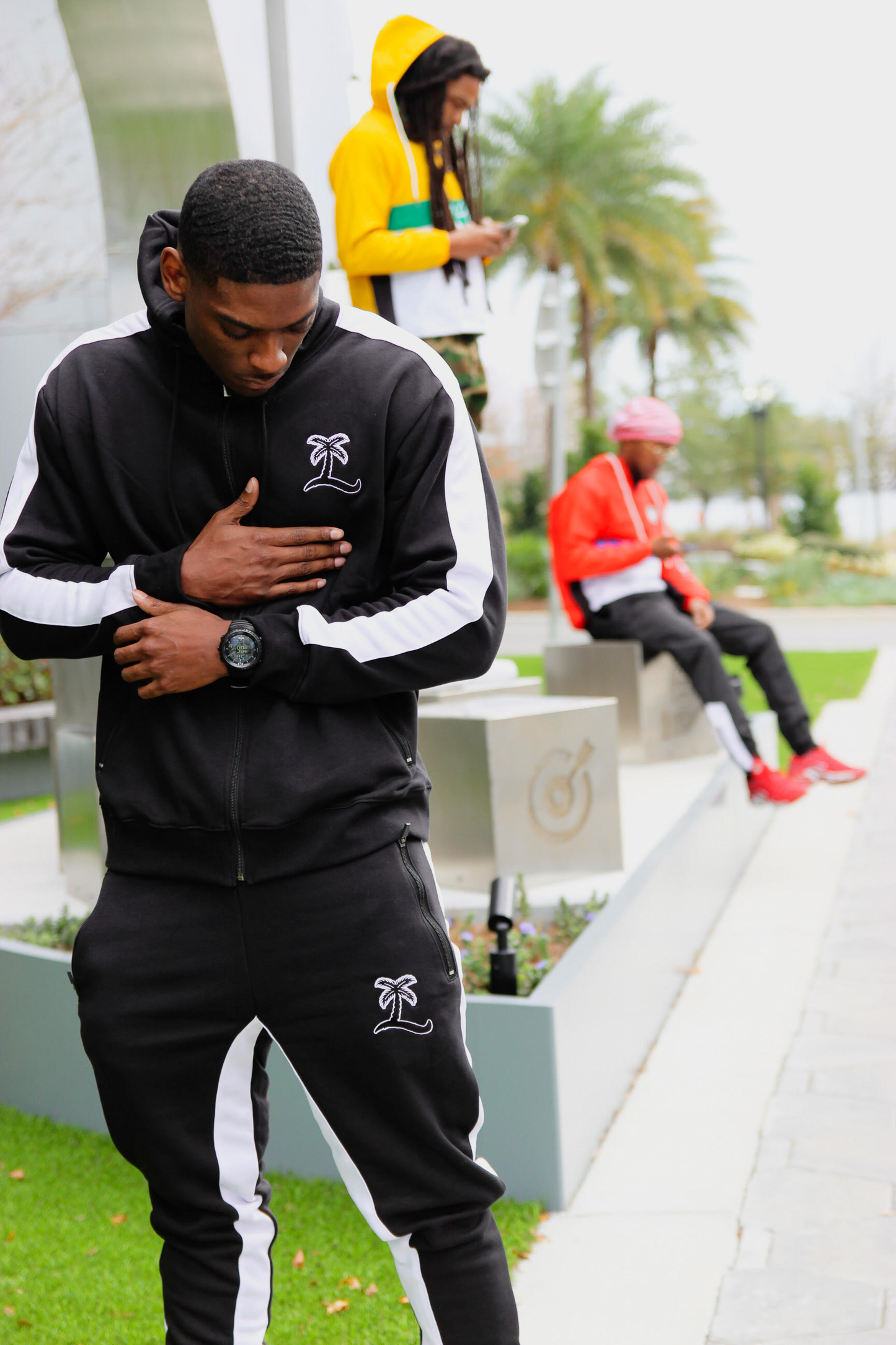 Black Men’s Jogger Set – Life Over Death Collection