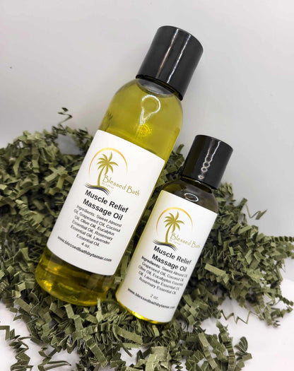 Massage Oils by Blessed Bath 4oz