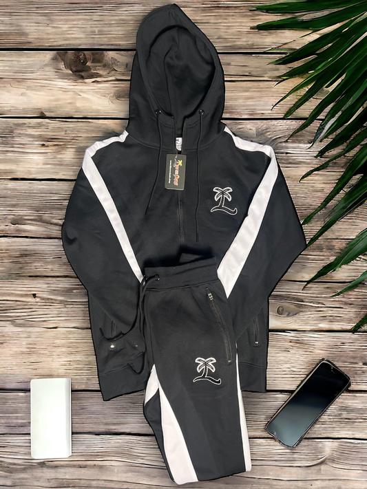 Black Men’s Jogger Set – Life Over Death Collection