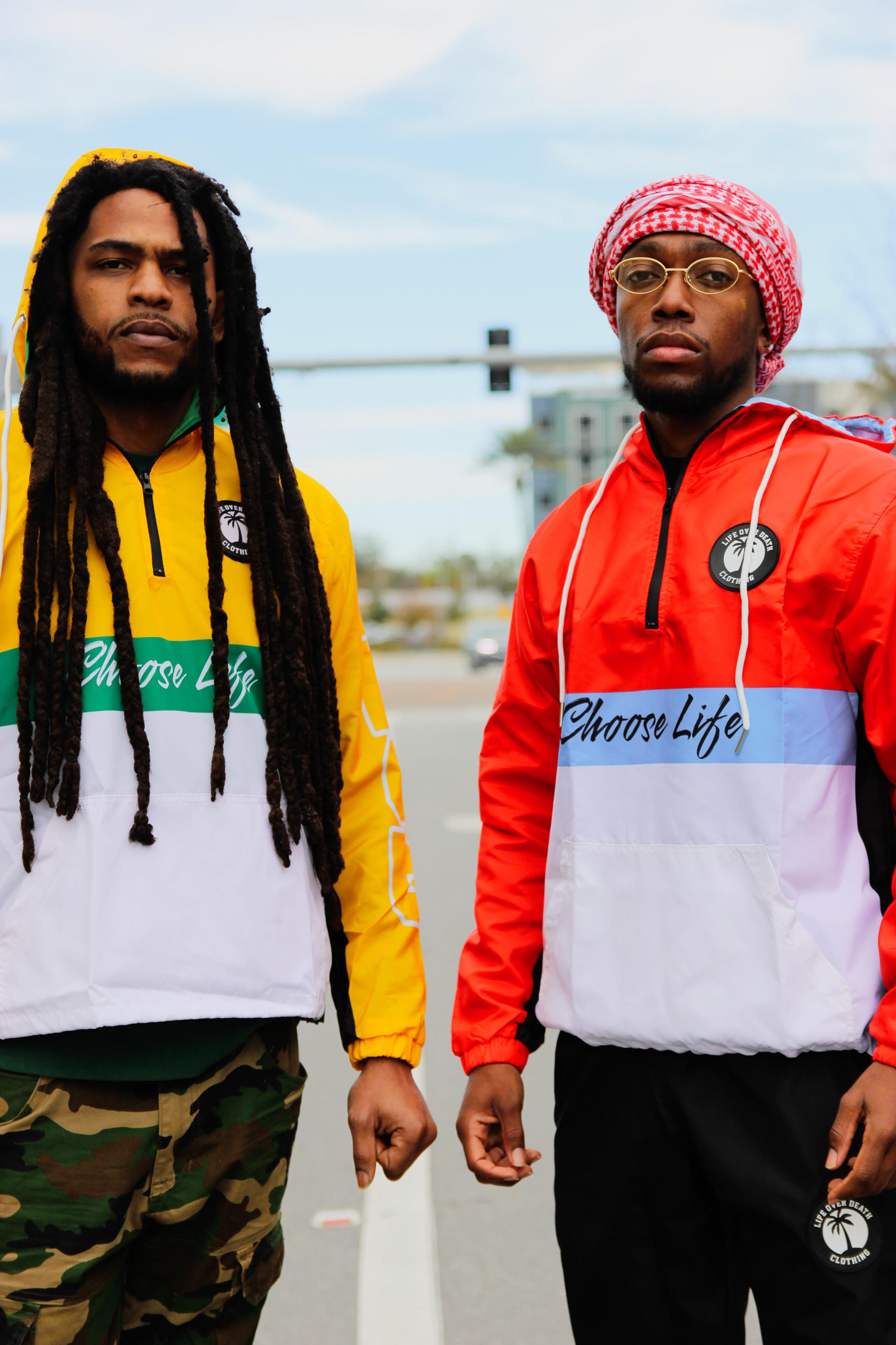 Red “Choose Life” Pullover Hoodie – Life Over Death Collection