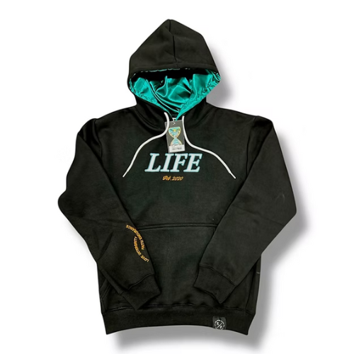 Teal Life Hoodie by LOD
