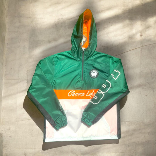 Green “Choose Life” Pullover Hoodie – Life Over Death Collection