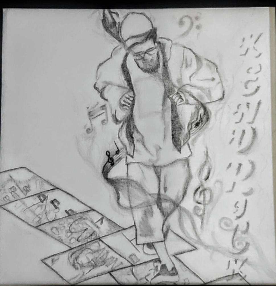 12X12 Canvas Originals by Renshi Ink