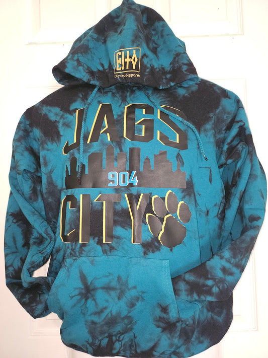 Urban Jags City “All for the Win” Tie-Dye Hoodie