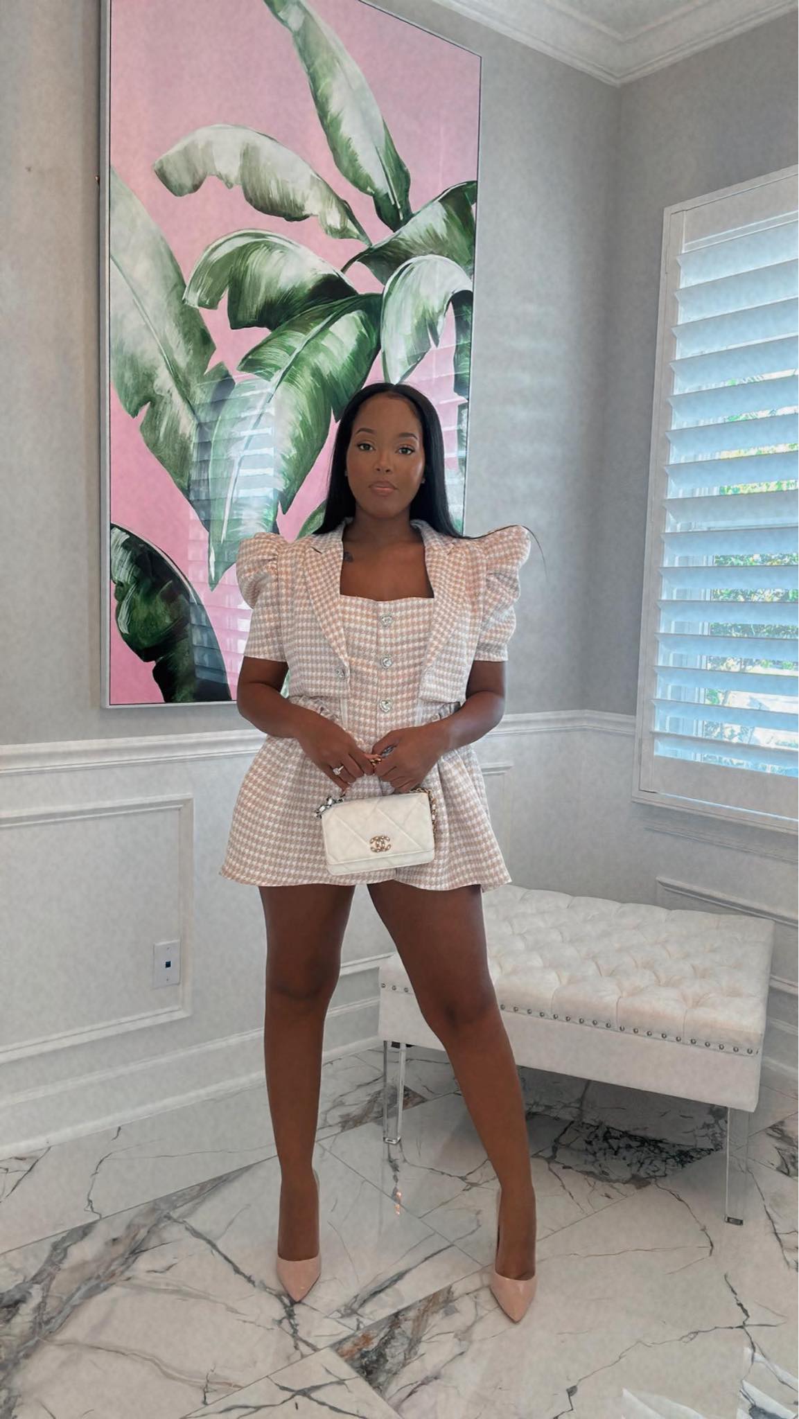 Cream Romper Set by AC